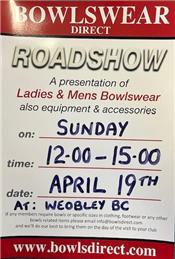 Bowls Wear Direct Roadshow